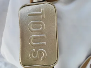 Bolso estilo Tous Dorado