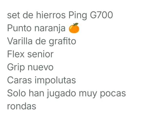 Set Ping G700