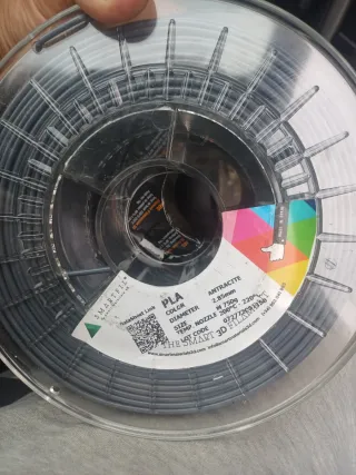Hilo para impresora 3D (blanco y gris)