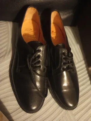 Zapatos de vestir Paraboot negros de cuero