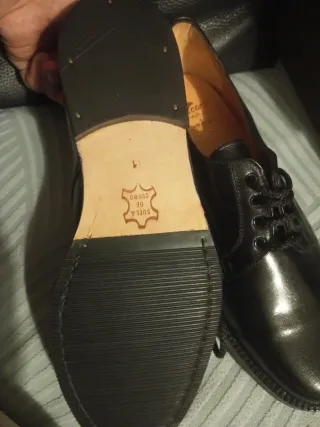Zapatos de vestir Paraboot negros de cuero