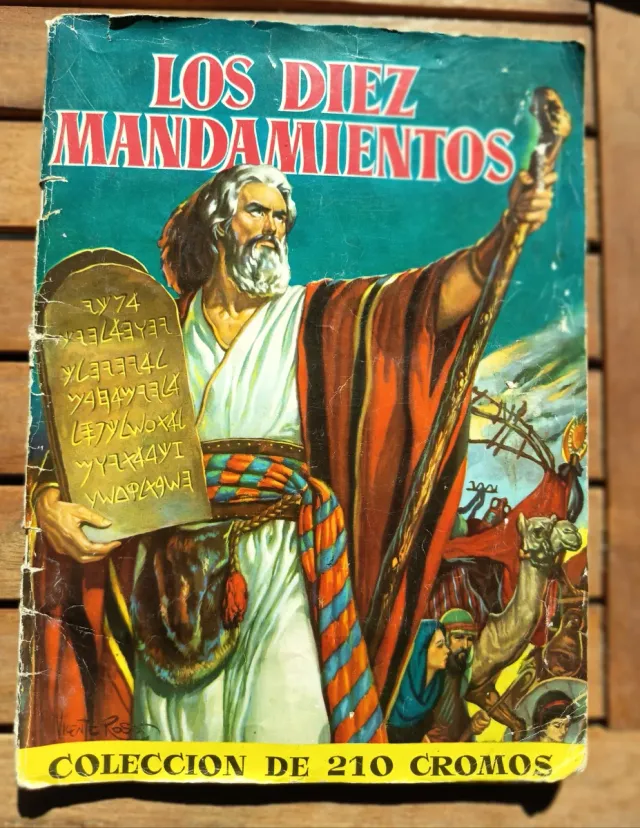 "Los Diez Mandamientos" Colección  210 cromos.