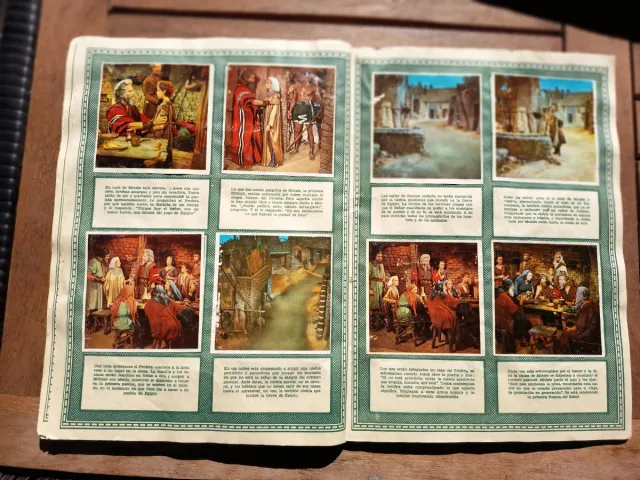 "Los Diez Mandamientos" Colección  210 cromos.