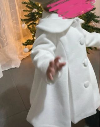Cappottino bianco bambina
