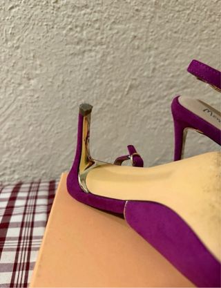 Tacones Menbur Rosa Fucsia Nuevos