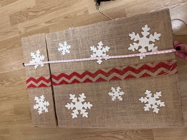 Caja Regalo Navideña Muñeco Nieve