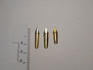 3 Plumines Ch. Oro Antiguos para Estilográficas