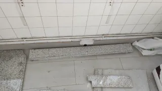 Restos de piedra granito