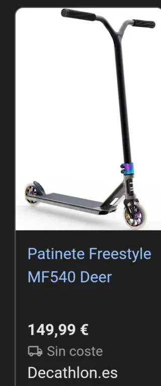 Patín Scooter Freestyle Oxelo