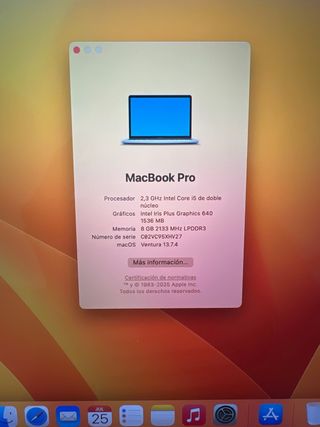 MacBook Pro 13” 2017 (A1708)