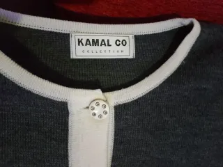 Jersey Kamal Co gris y negro