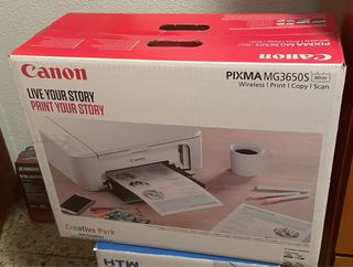 Canon MG3650S EUR2 WHITE Con dos cartuchos