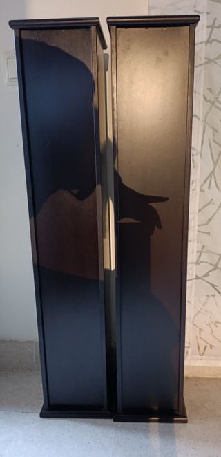 Estanterías CD Madera Wengue