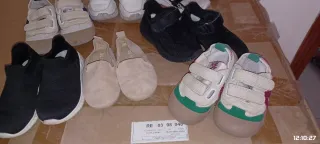 Lote Zapatillas niño talla 3 a 4 años 26 27