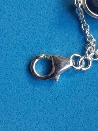 Pulsera de Lapislázuli en Plata de Ley