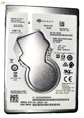 2 HDD SEAGATE 2.5 500GB + CAJA EXTERNA.
