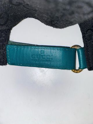 Gorra Gucci Talla M Negra y Verde
