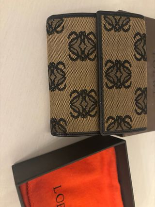 Billetero/Monedero Loewe Beige