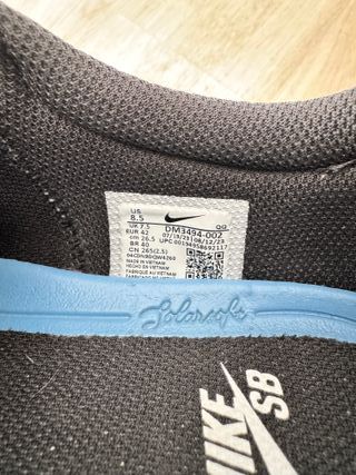 Zapatillas Nike SB Chron 2 Negras Talla 42