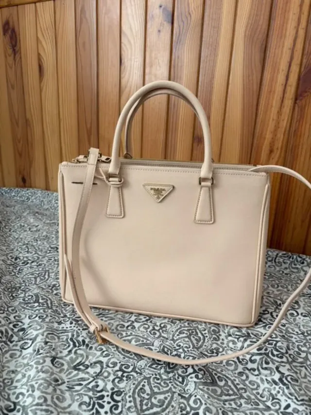 Bolso Galleria Prada Beige