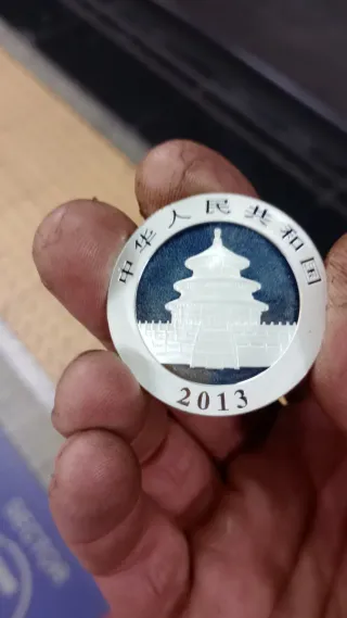 Moneda China Panda 10 Yuan 1oz Ag 999