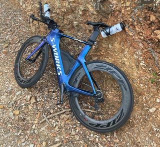 Bicicleta Triatlón S-Works Shiv Azul
