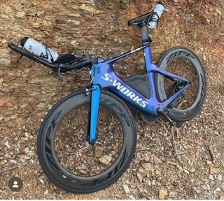 Bicicleta Triatlón S-Works Shiv Azul