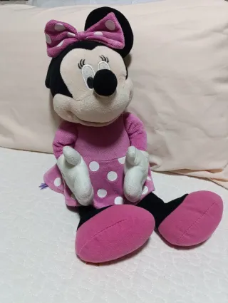 Muñeca Minnie Mouse Rosa Vestido Lunares