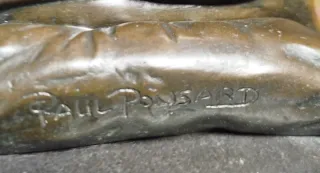 Escultura Art Déco Mujer Bronce