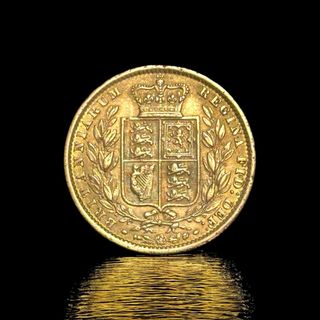 1 Sovereign United Kingdom 1861 Gold Coin