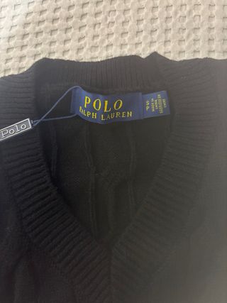 Jersey Polo Ralph Lauren Mujer Negro