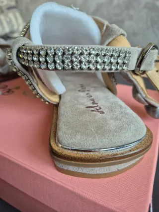 Sandalias Alma en Pena Beige Talla 36