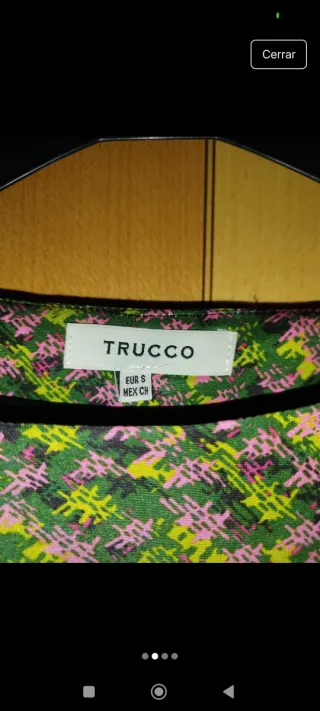 Vestido estampado floral - Trucco
Talla S