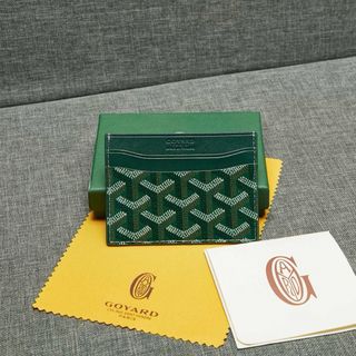 Tarjetero Goyard Verde
