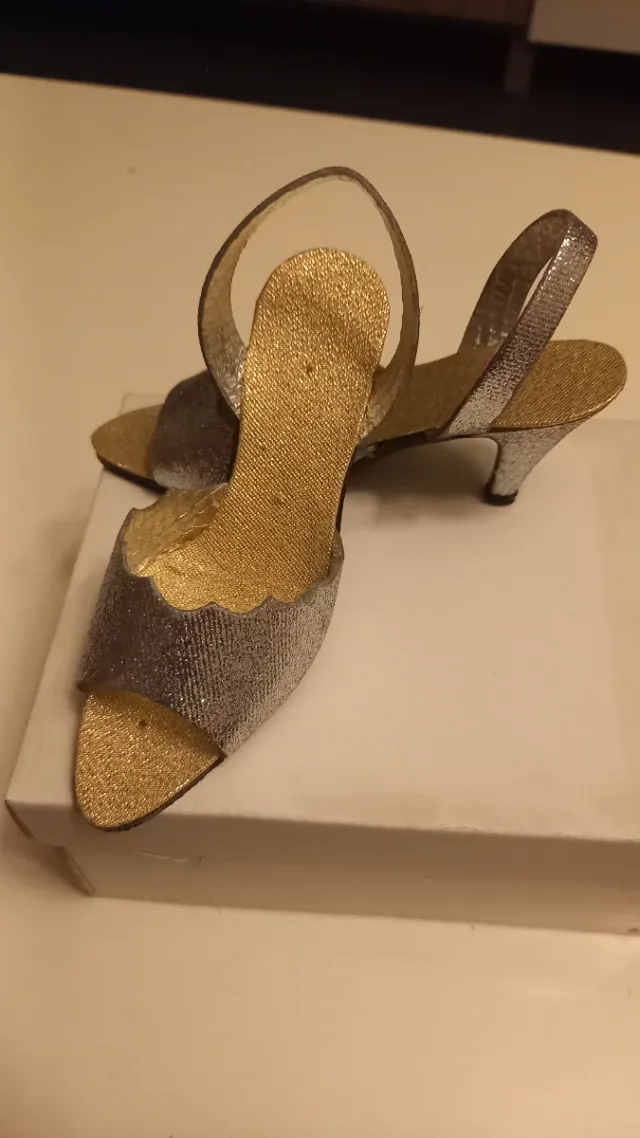 Zapatos ELDA ARTESANA Decoración Azul/Plata