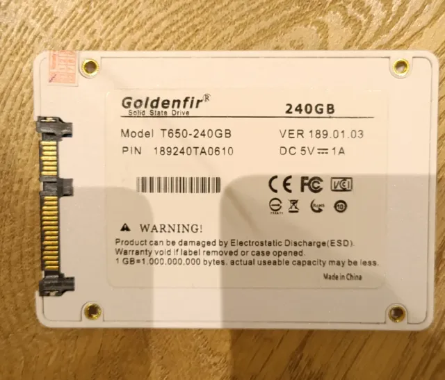 SSD Goldenfir 240GB 2.5 SATA