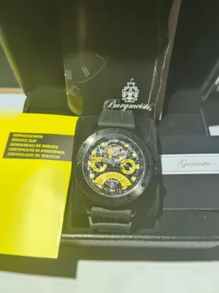 Reloj Burgmeister Hombre Negro/Dorado