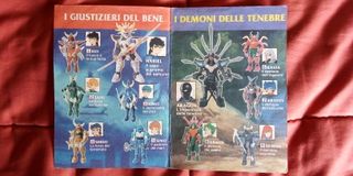 5 Samurai foglietti action figure GIG non ottime