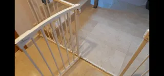 Barrera de seguridad blanca