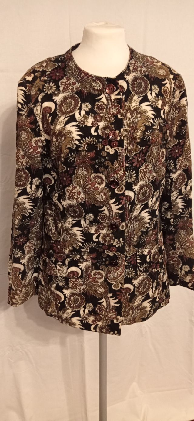 Chaqueta Estampada Talla 42