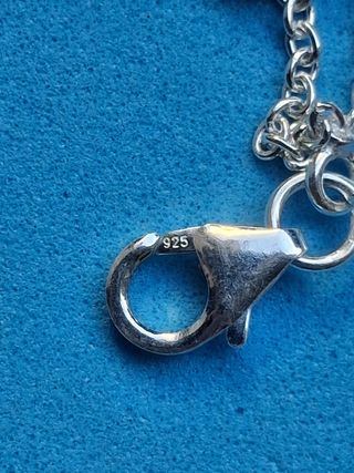 Pulsera de Rubí en Plata de Ley