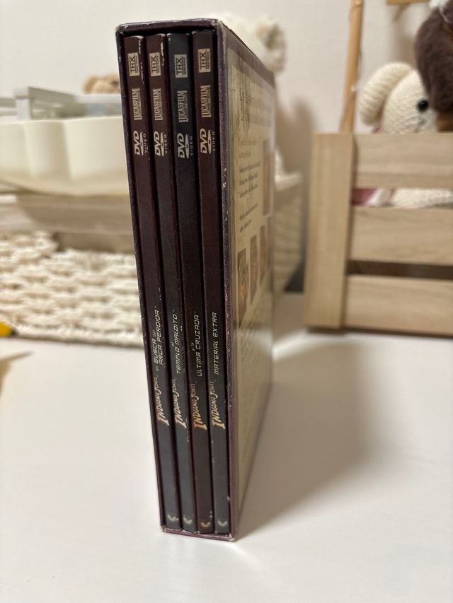 DVD della trilogia di Indiana Jones