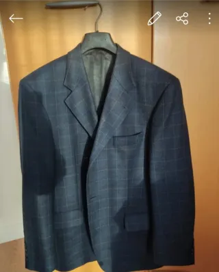 Chaqueta de caballero a cuadros