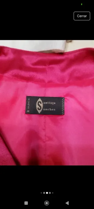 Traje fucsia chaqueta y falda - Antonio Sánchez