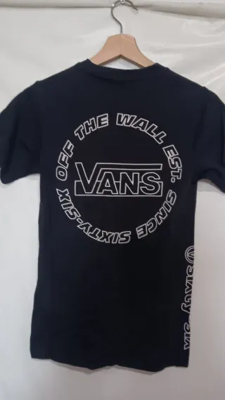 Camiseta Vans Negra Off The Wall