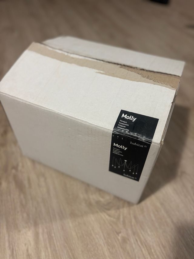 Lámpara Molly Habitat Negra