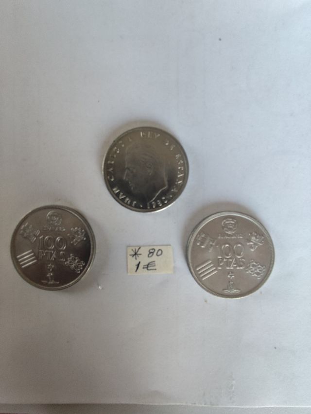 Moneda 100 ptas Mundial 82