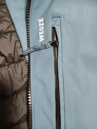 Chaqueta de esquí Wedze azul 550