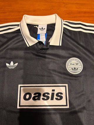 Camiseta Adidas x Oasis Negra Jacquard