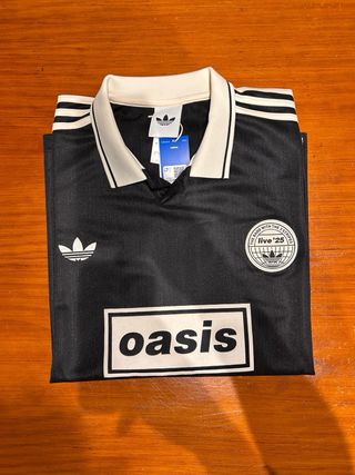 Camiseta Adidas x Oasis Negra Jacquard